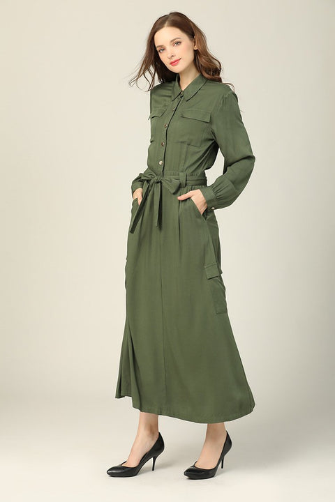 New Women Clothing Korean-Style Slim-Fit Long-Sleeved Lapel Long Coat