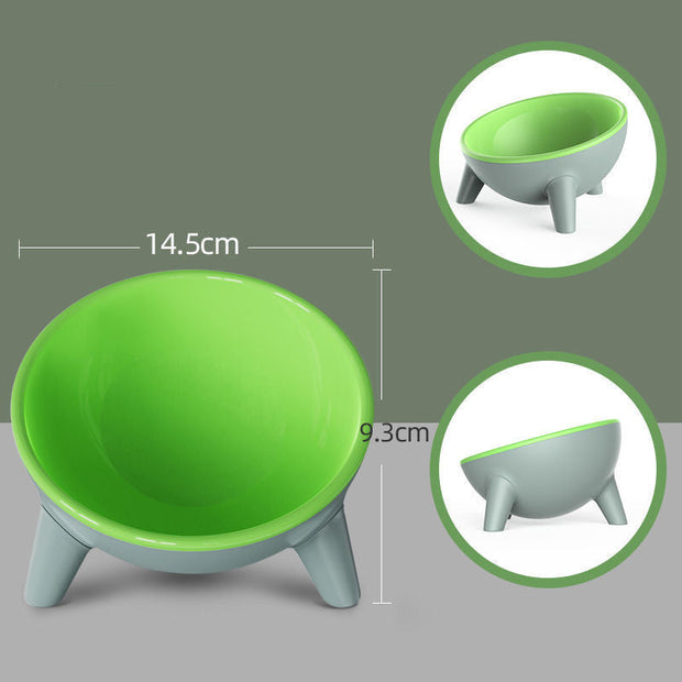 Cat Dog Bowl With Stand Pet Feeding Food Bowls