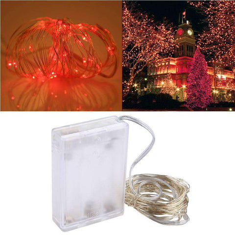 AMZER Fairy String Light 50 LED 5m Waterproof AA Battery Operated