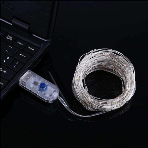 AMZER Fairy String Light 100 LED 10m Waterproof USB Operated Remote