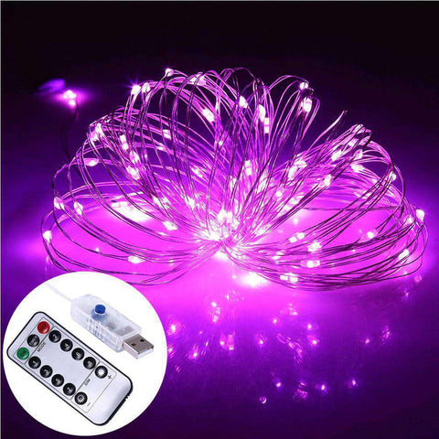 AMZER Fairy String Light 100 LED 10m Waterproof USB Operated Remote