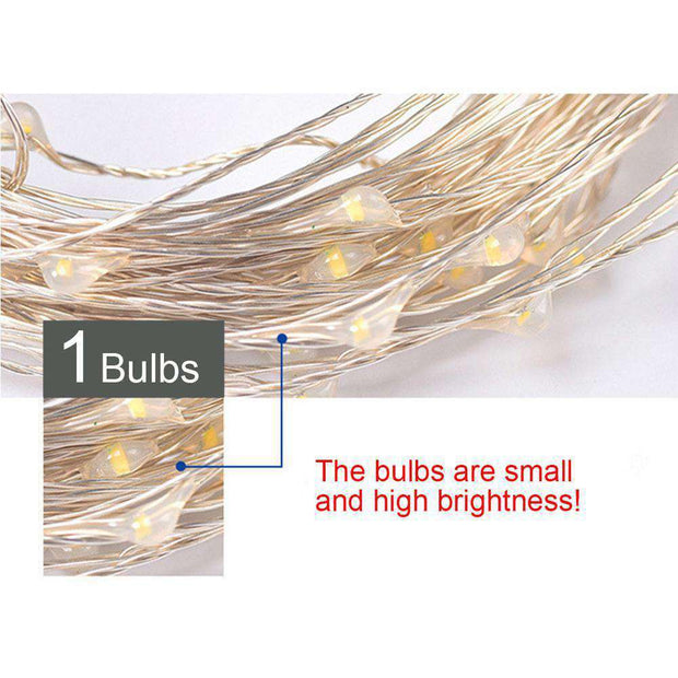 AMZER Fairy String Light 100 LED 10m Waterproof USB Operated Remote