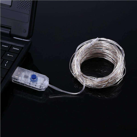 AMZER Fairy String Light 100 LED 10m Waterproof USB Operated Remote