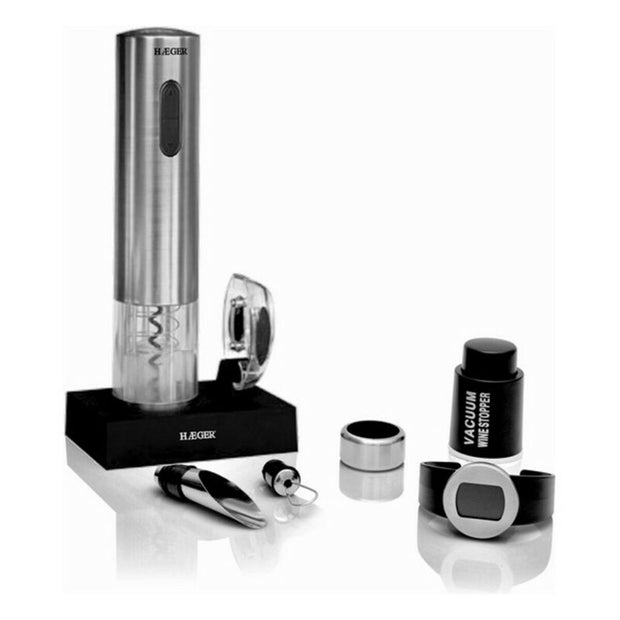 Electric Corkscrew Haeger Lucca Pack Rechargeable