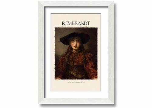 The Girl In A Picture Frame, 1641 By Rembrandt