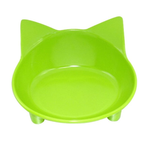 Cat Dog Feeding Bowl Cat Puppy Food Dish Container