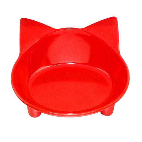 Cat Dog Feeding Bowl Cat Puppy Food Dish Container