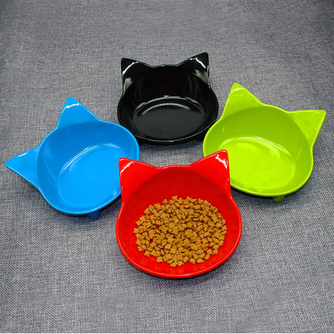 Cat Dog Feeding Bowl Cat Puppy Food Dish Container