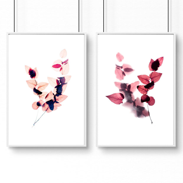 Framed bedroom pictures wall art | Set of 2 wall art prints