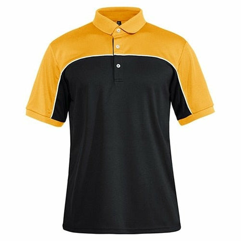 Color Block T-Shirts Mens Short Sleeve Polo Shirts Fashion Casual Golf