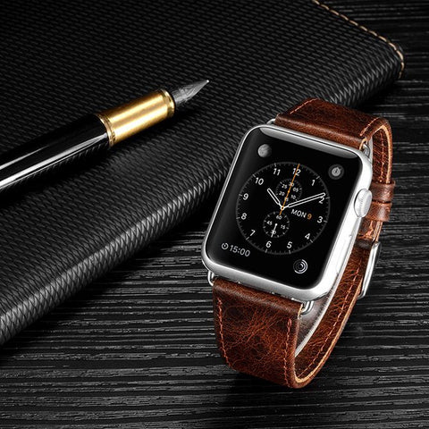 Genuine Leather Apple Watch Strap