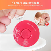 Electric Baby Nail Trimmer Polisher Infant Manicure Scissors