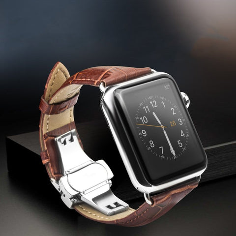 Leather Apple Watch Band for all apple watch series