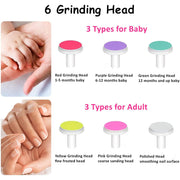 Electric Baby Nail Trimmer Polisher Infant Manicure Scissors