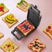 Electric Sandwich Maker Breakfast Machine Waffles BBQ Toaster