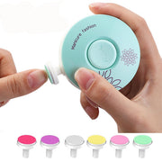 Electric Baby Nail Trimmer Polisher Infant Manicure Scissors