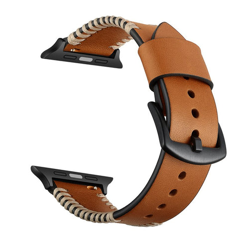 Sewing Process Leather Apple Watch Band