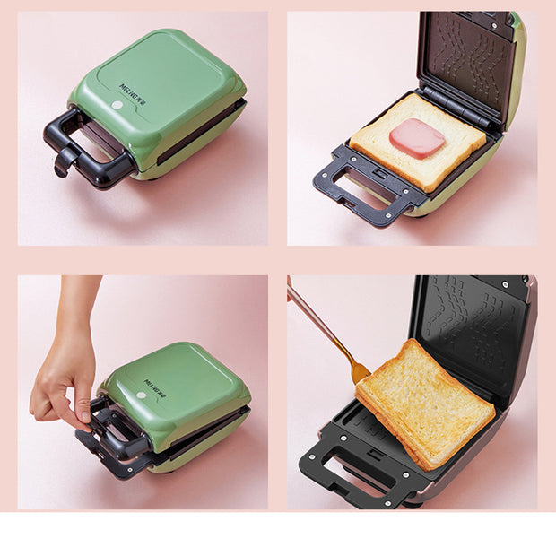 Electric Sandwich Maker Breakfast Machine Waffles BBQ Toaster