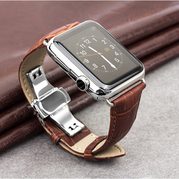 Leather Apple Watch Band for all apple watch series