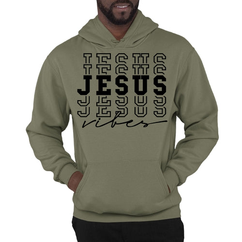 Mens Graphic Hoodie Jesus Vibes